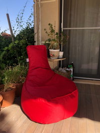 Atelier Del Sofa Puf Rojo